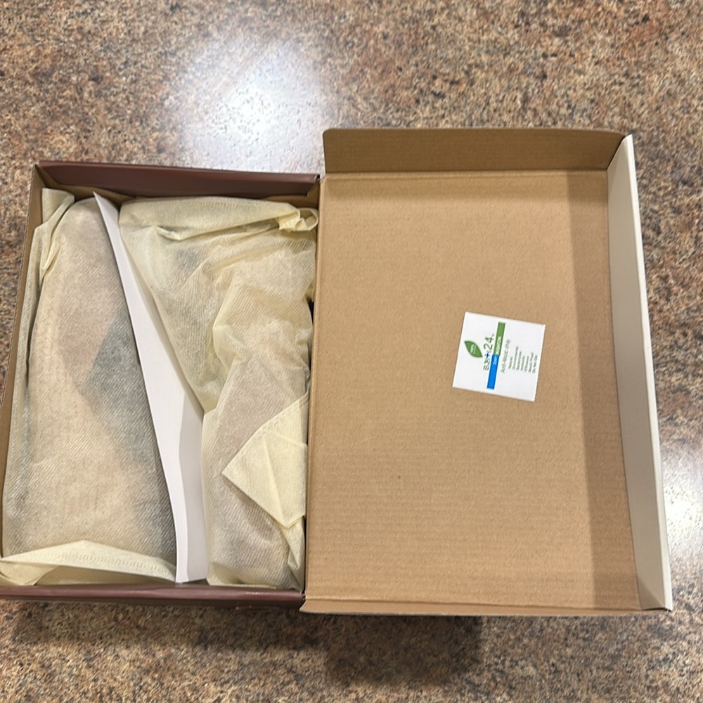 Oasis Society Espadrille Wedge Size 10 Cedar Wood Closed Toe Lace Up Open Back - Picture 13 of 14